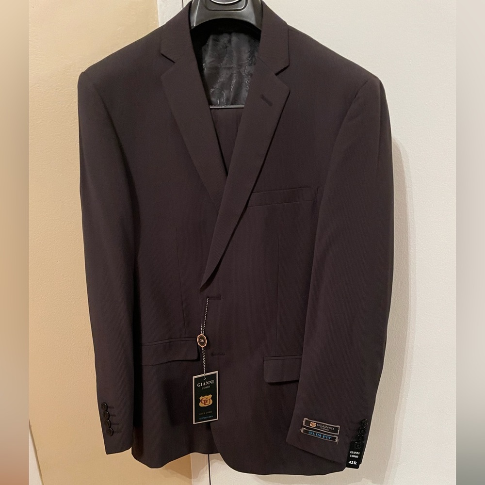 Men’s Gianni Uomo Black Suit